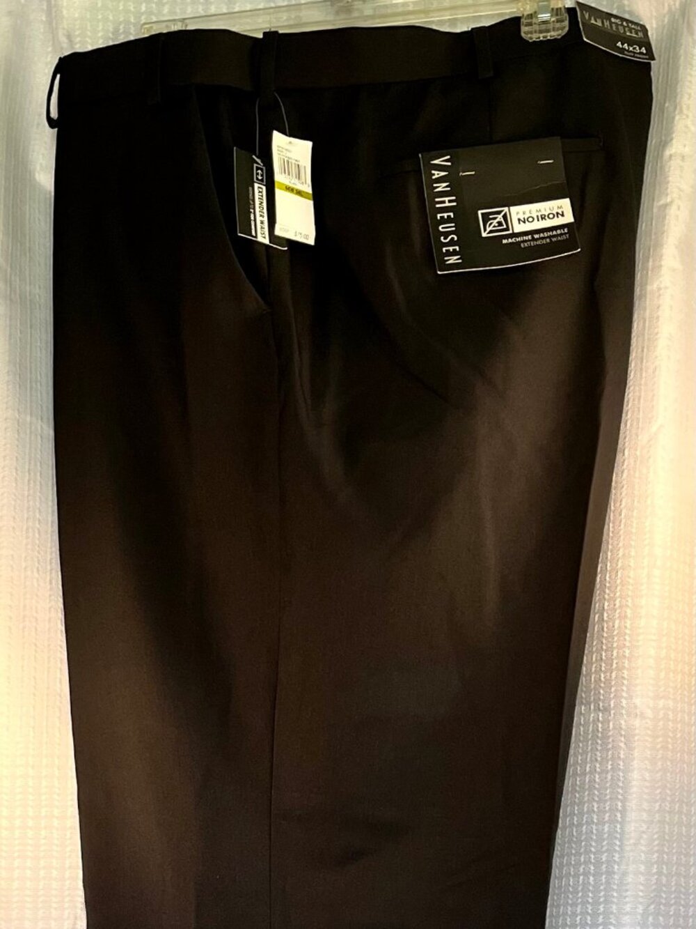 Van Heusen Dress Slacks Big & Tall Extender Waist 44 x 34